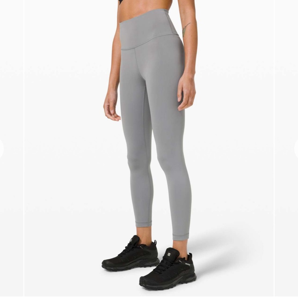 Lululemon Wunder Train High-Rise Tight 25" Rhino Grey 12